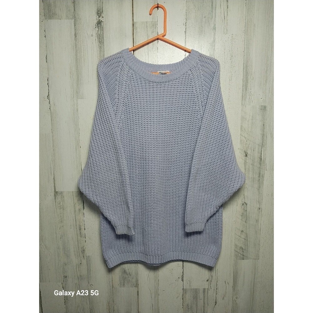 Vintage Cherry Stix Lavender Oversized Sweater Size Small 80s